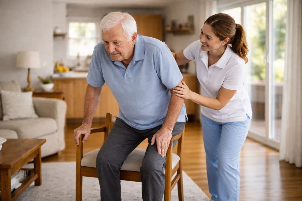 Ejercicios de rehabilitación funcional para personas con movilidad reducida