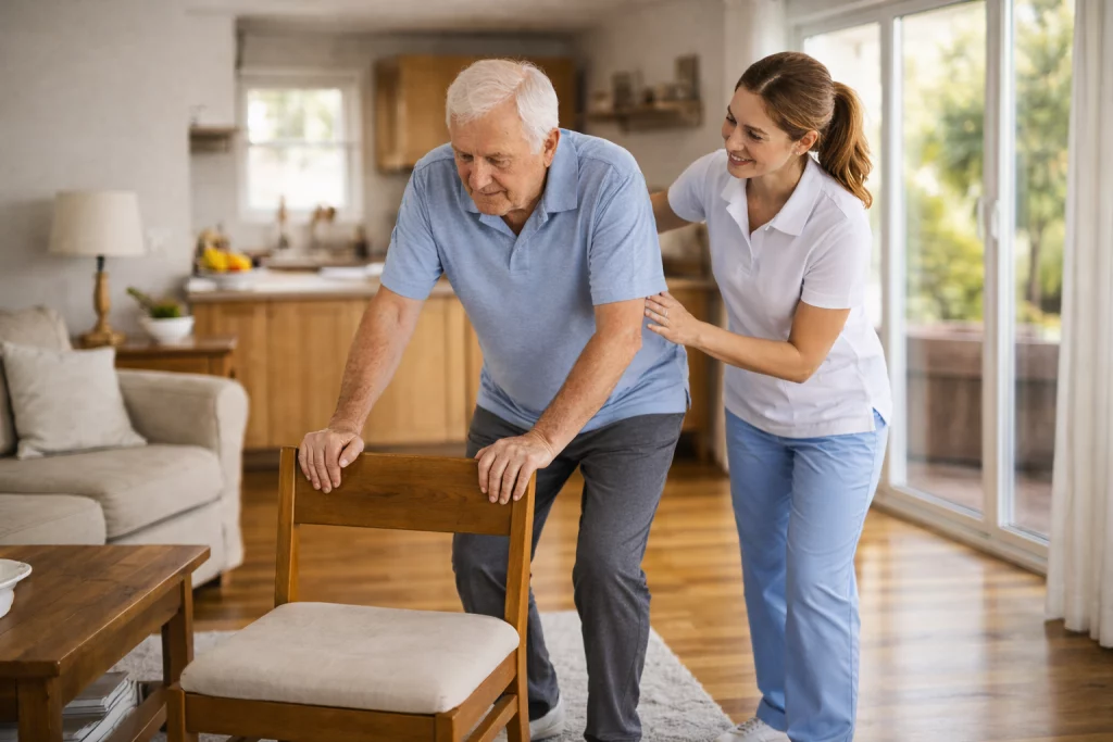 Rehabilitación funcional a domicilio en personas con movilidad reducida