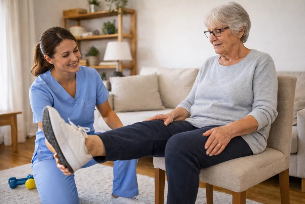 Fisioterapia para sarcopenia en personas mayores con movilidad reducida